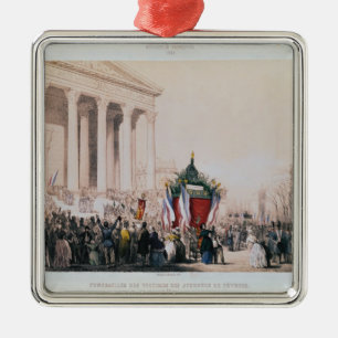 Funeral of the victims of the La Madeleine Metal Tree Decoration