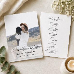 Funeral Order of Service   Celebration of Life Programme