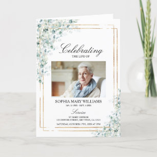 Funeral Order of Service   Greenery Memorial  Programme