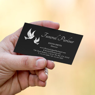 Funeral Parlour   Funeral Director Business Card