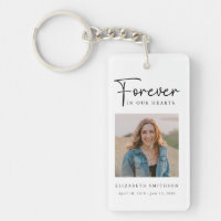 Funeral Photo Forever in our Hearts Poem Prayer