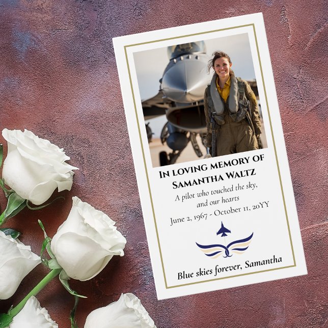 Funeral Photo Prayer for Pilot Modern Aviation (Creator Uploaded)