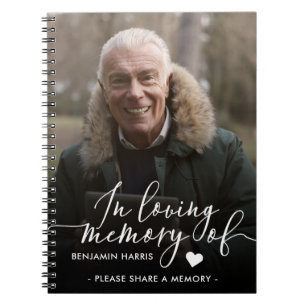 Funeral Photo Share A Memory Notebook