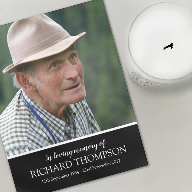 Funeral Photo Thank You | Order of Service (Creator Uploaded)