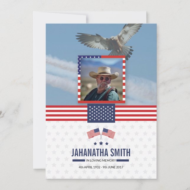 Funeral Prayer Card (Front)