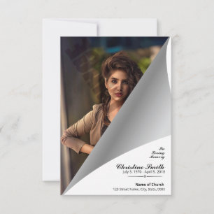 Funeral Prayer Card Template