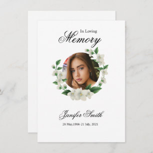 Funeral Prayer Card Template