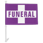 Funeral Procession | Hearse Purple Cross