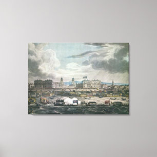 Funeral Procession of the late Canvas Print