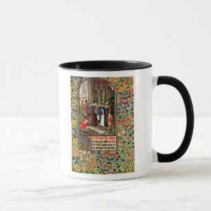 Funeral procession with grave-diggers mug