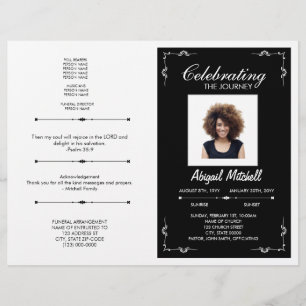 Funeral Program   Celebrating The Journey   FP0006 Flyer
