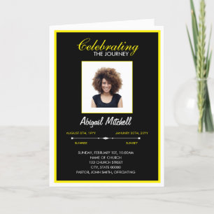 Funeral Program   Celebrating The Journey   FP0016 Programme