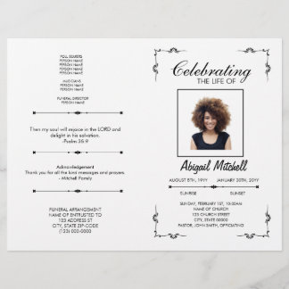 Funeral Program | Celebrating The Life Of | FP0020 Flyer