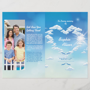 Funeral Program Flyer Template