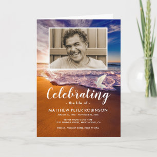 Funeral Program Ocean Order of Service Programme