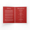 Funeral Program | Red Gold Order of Service