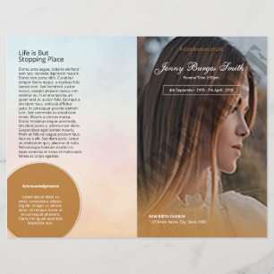 Funeral Program Template