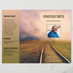 Funeral Program Template,