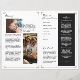 Funeral Program Template,