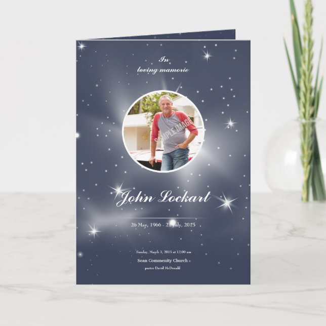 Funeral Program Template (Front)