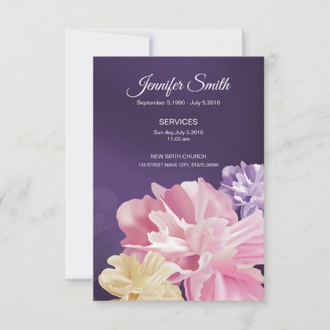 Funeral Program Template (Front)