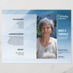 Funeral Program Template