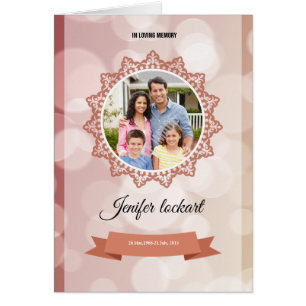 Funeral Program Template Brochure