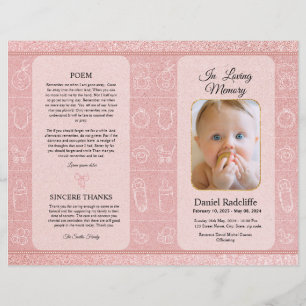 Funeral Program Template For Children
