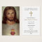 Funeral Sacred Heart Jesus Prayer Sympathy Cards