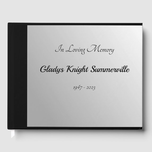 Funeral Service Guestbook | Eternally Yours (Front)