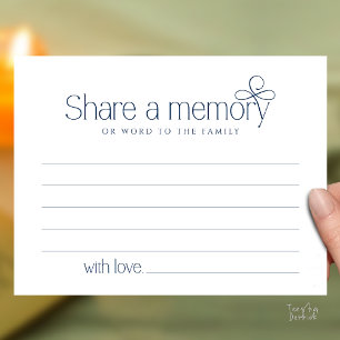 Funeral Service Share a memory Fairy Sympathy Card