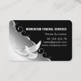 funeral home business cards