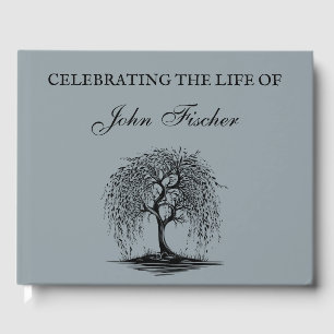 Funeral Sign-In Tree of Life Memorial Guest Book