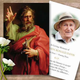 Funeral St Paul Memorial Prayer Sympathy Cards