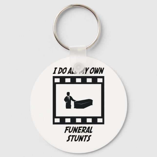 Funeral Stunts Key Ring (Front)