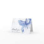 Funeral Sympathy Butterfly Thank You Note Card
