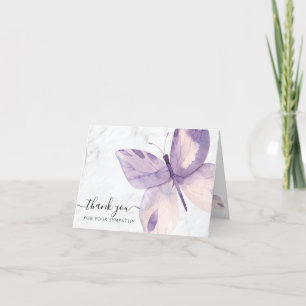 Funeral Sympathy Marble Thank You Note Card