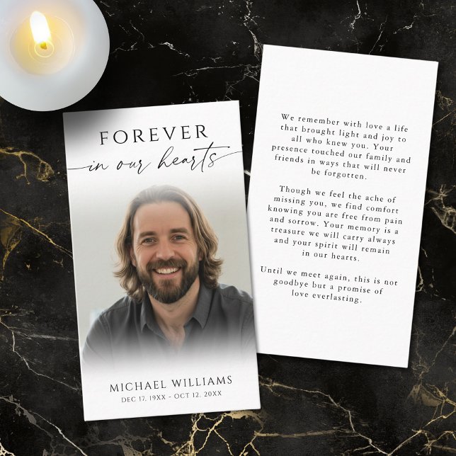 Funeral Sympathy Memorial Prayer Card (Creator Uploaded)