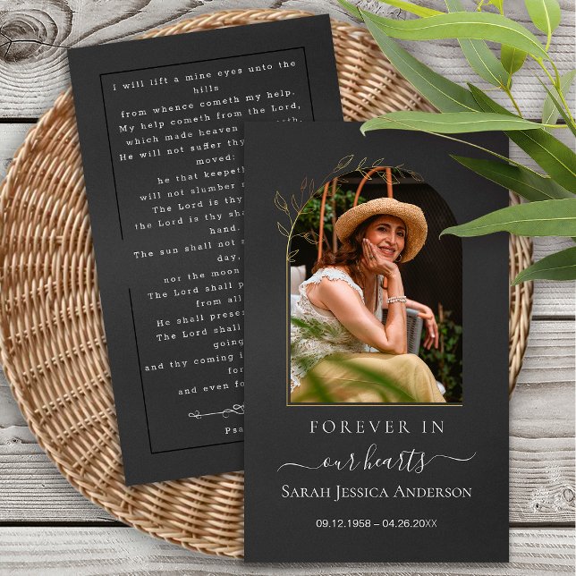 Funeral Sympathy Photo Memorial Prayer Card (Creator Uploaded)