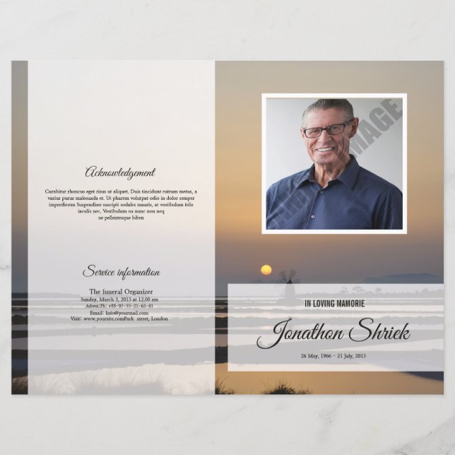 Funeral Template (Front)