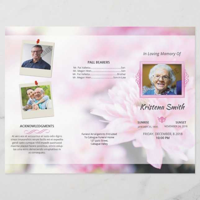 Funeral Template (Front)