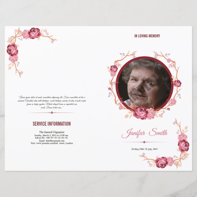 Funeral Template (Front)