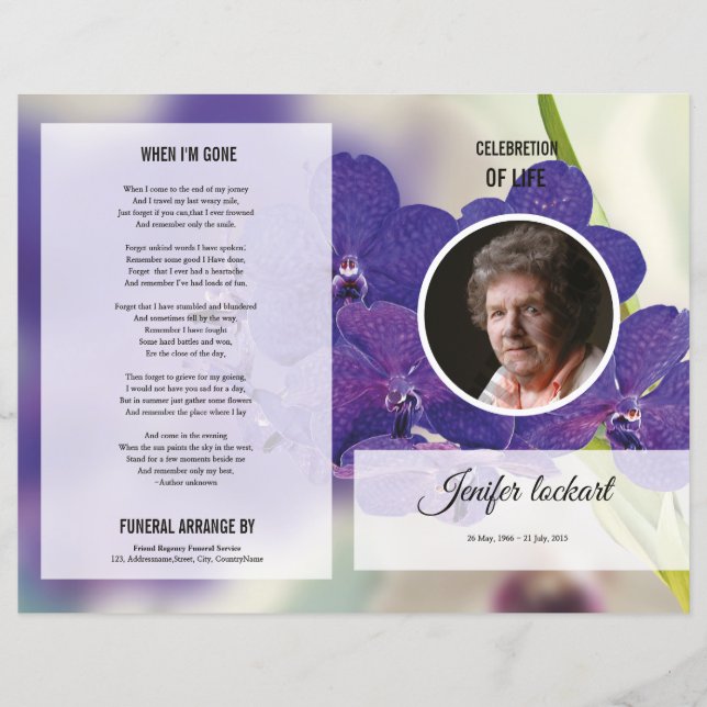 Funeral Template (Front)