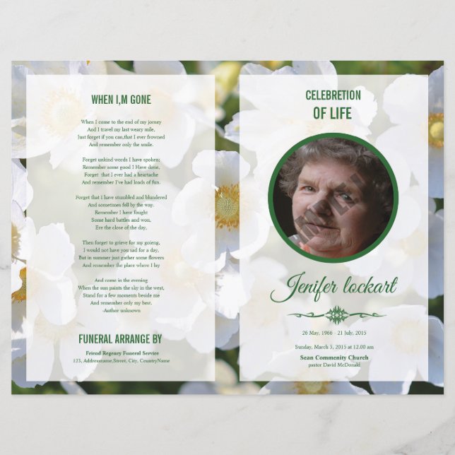 Funeral Template (Front)