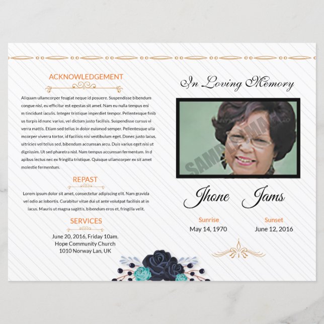 Funeral Template (Front)