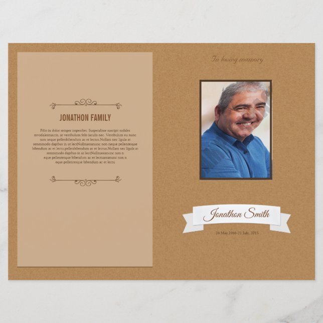Funeral Template (Front)