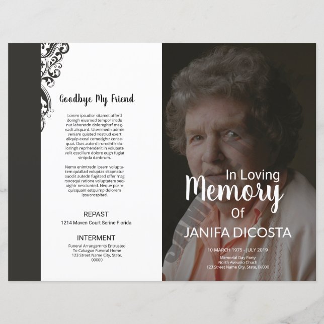 Funeral Template (Front)