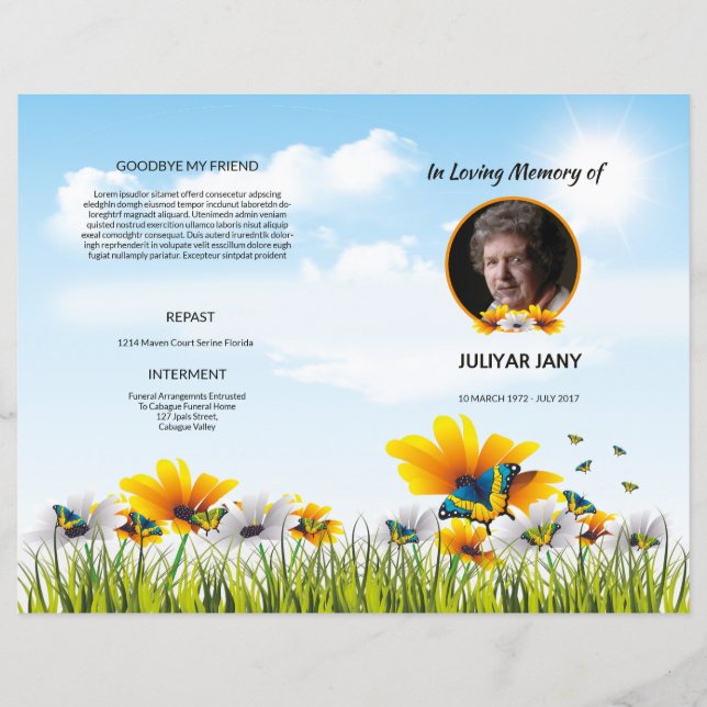 Funeral Template (Front)