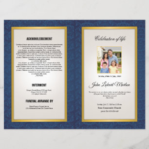 Funeral Template Brochure