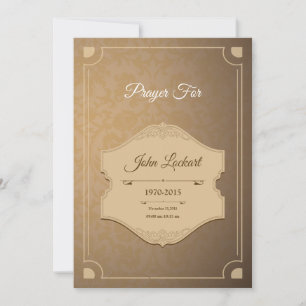 Funeral Thank You Card